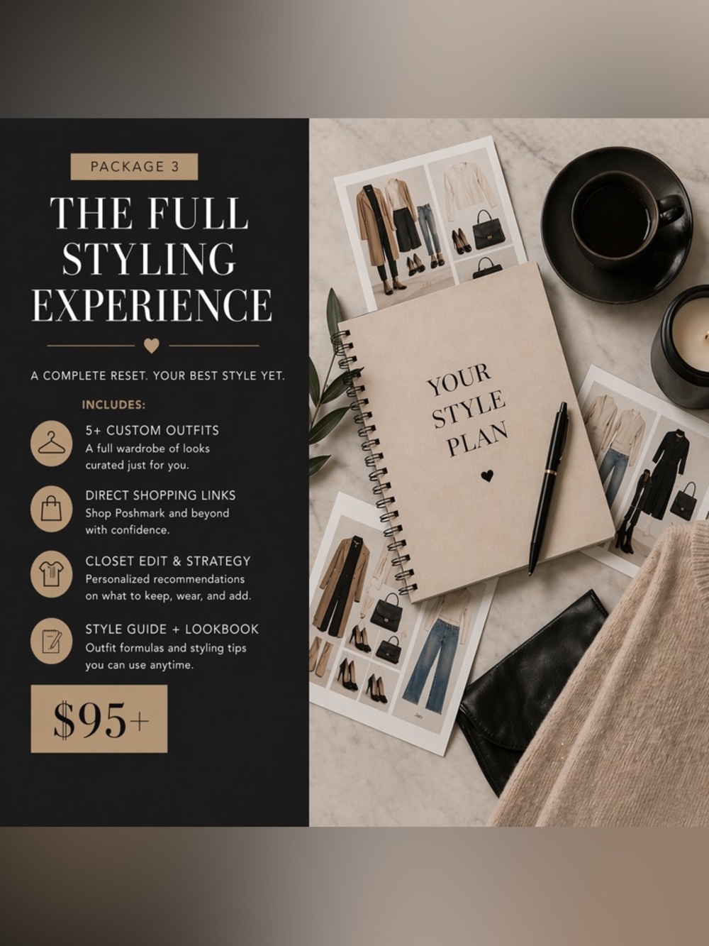 Full Personal Styling Experience | 5+ Outfits | Closet Edit + Outfit Plan